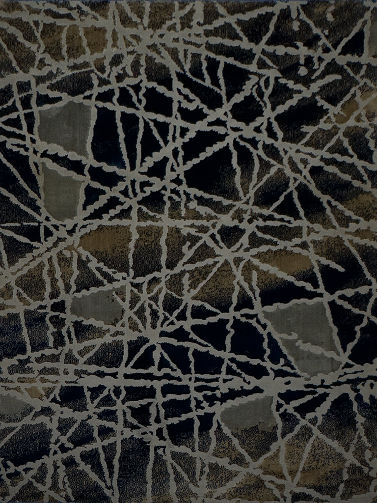 Modern Abstract Rug - 5 x 7 ft