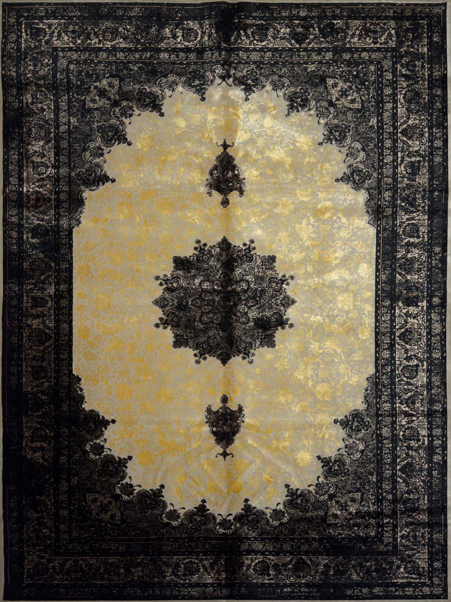 Transitional Floral Rug - 7 x 10 ft