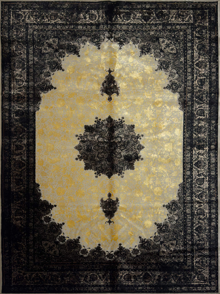 Transitional Floral Rug - 7 x 10 ft