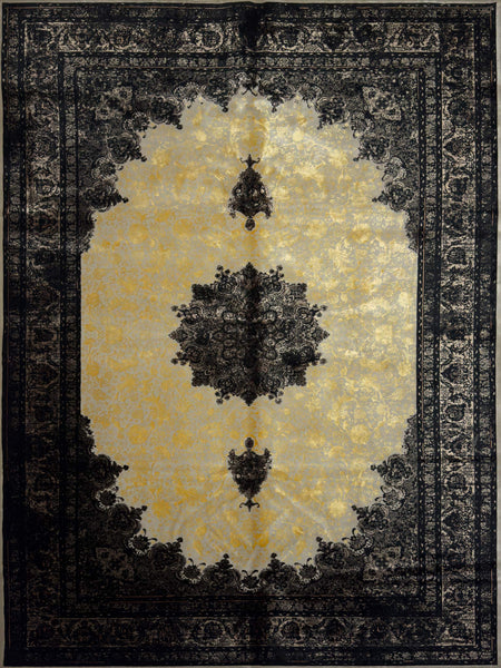 Transitional Floral Rug - 7 x 10 ft