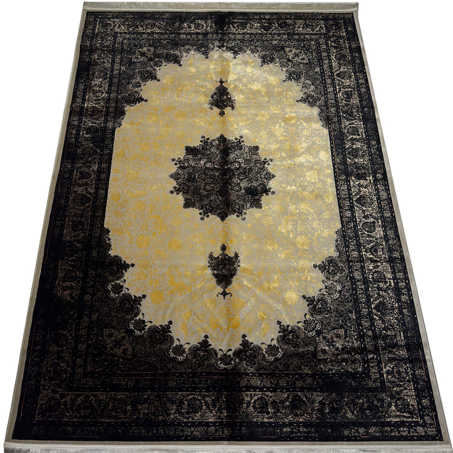 Transitional Floral Rug - 7 x 10 ft