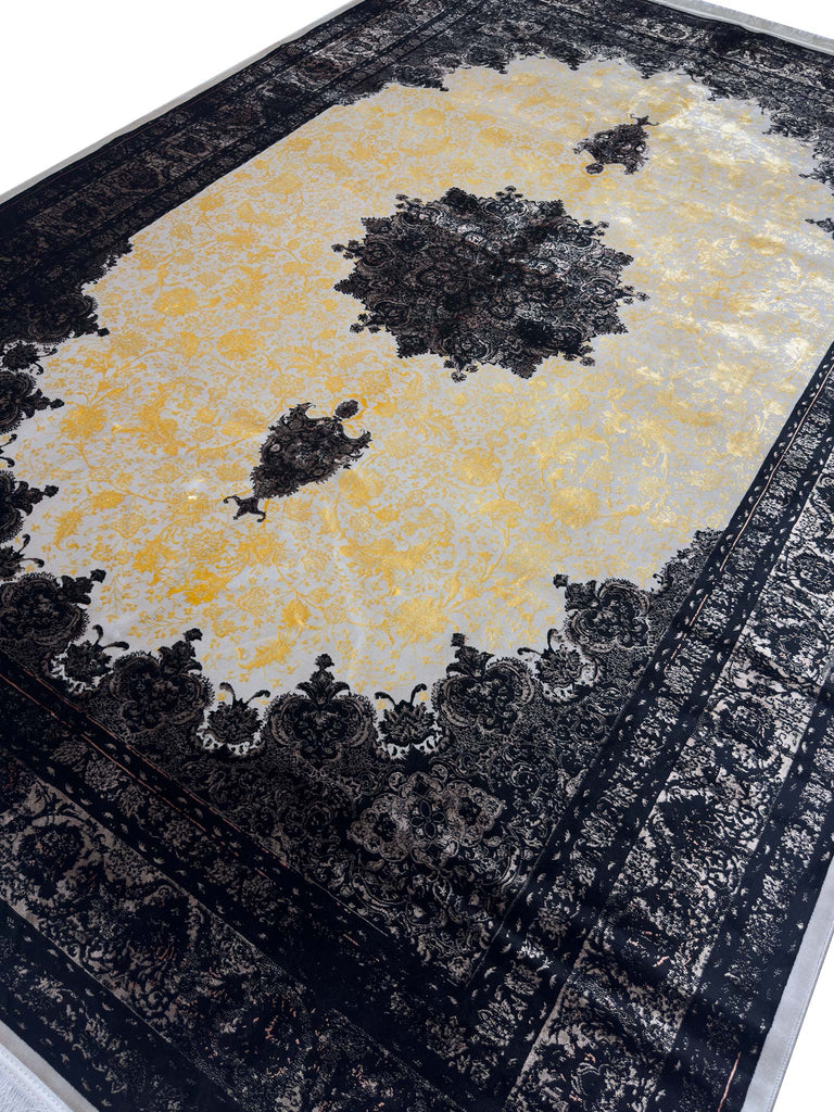 Transitional Floral Rug - 7 x 10 ft