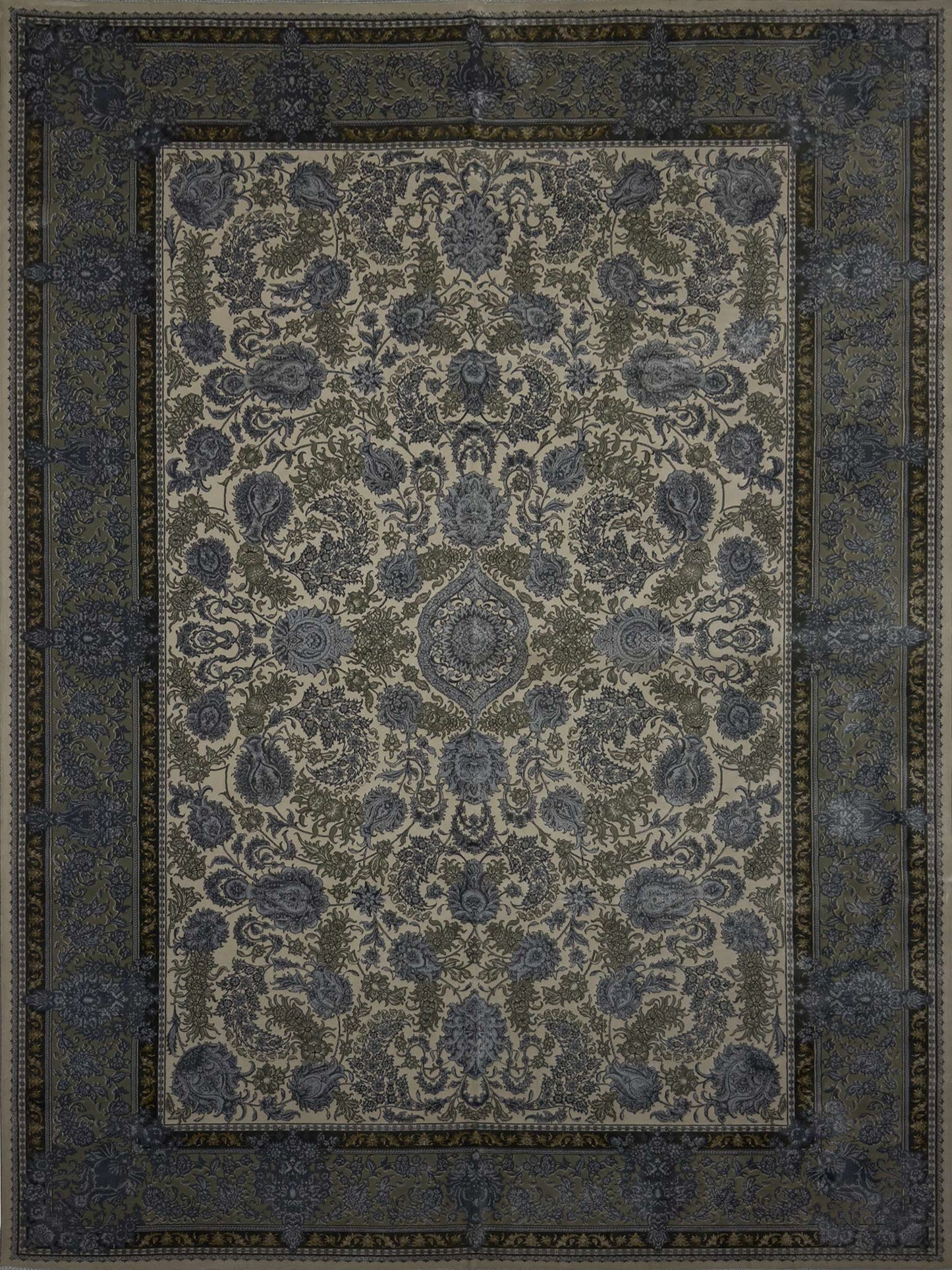 Transitional Floral Rug - 7 x 10 ft