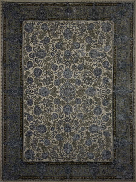 Transitional Floral Rug - 7 x 10 ft
