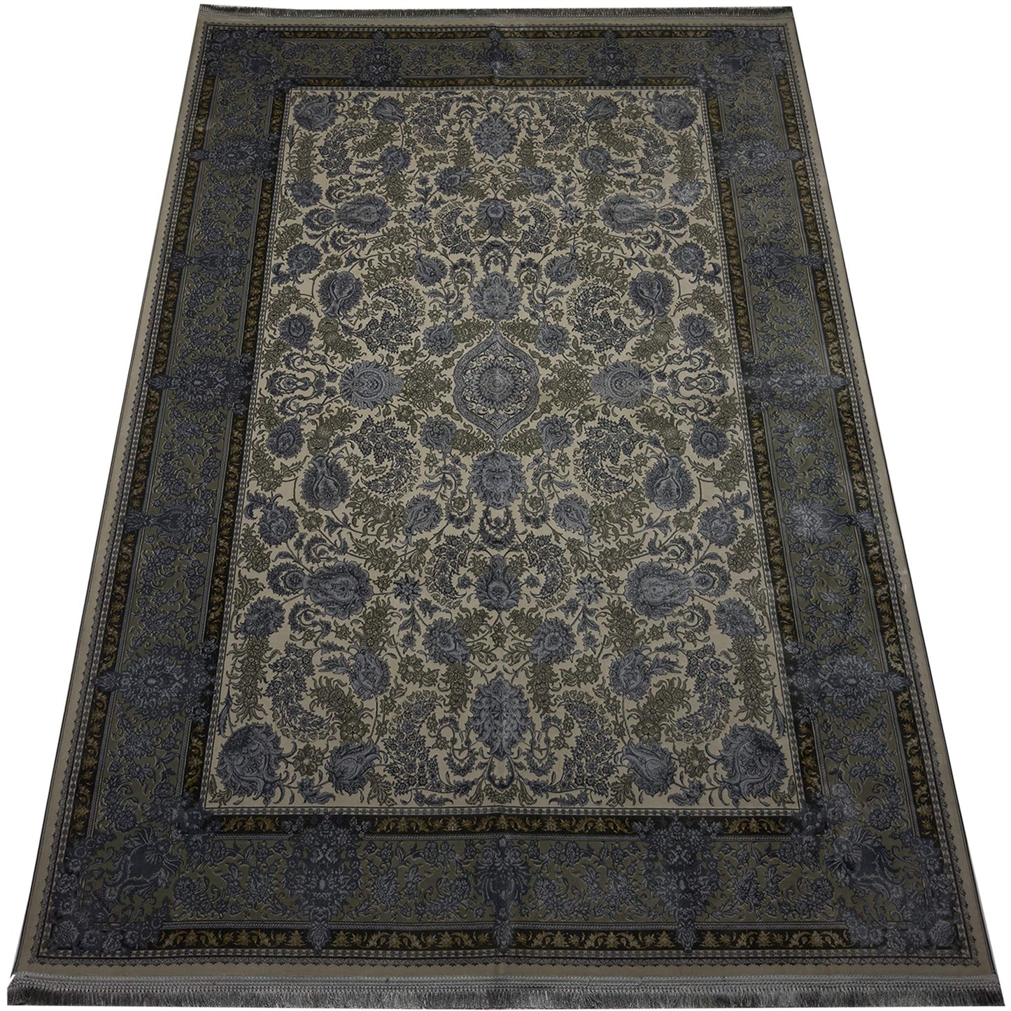 Transitional Floral Rug - 7 x 10 ft