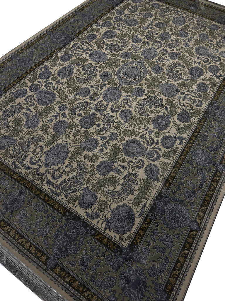 Transitional Floral Rug - 7 x 10 ft