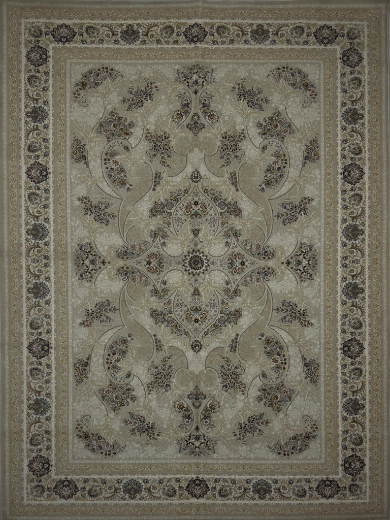Transitional Floral Rug - 7 x 10 ft