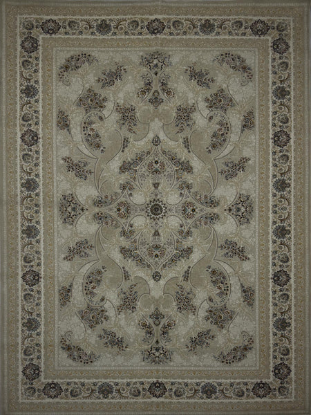 Transitional Floral Rug - 7 x 10 ft