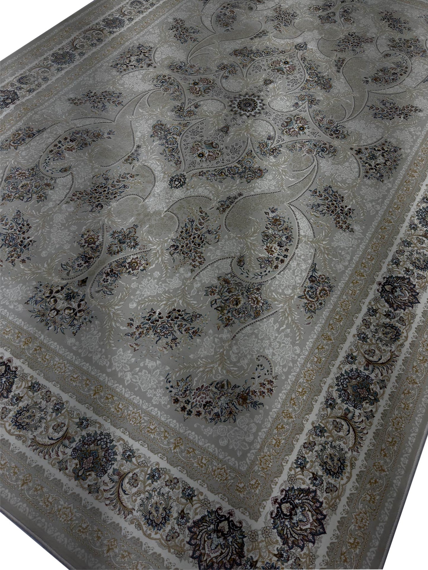 Transitional Floral Rug - 7 x 10 ft
