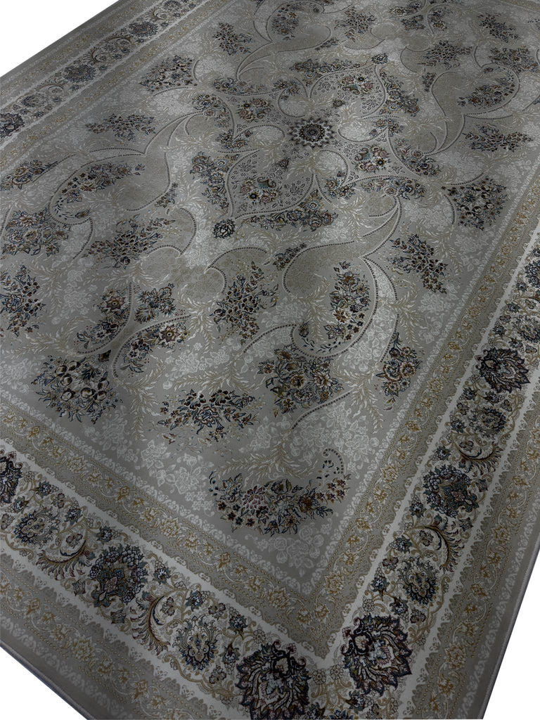 Transitional Floral Rug - 7 x 10 ft