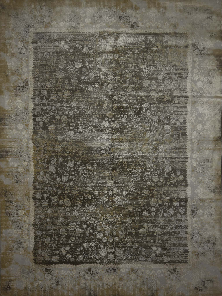 Transitional Floral Rug - 7 x 10 ft