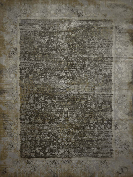 Transitional Floral Rug - 7 x 10 ft