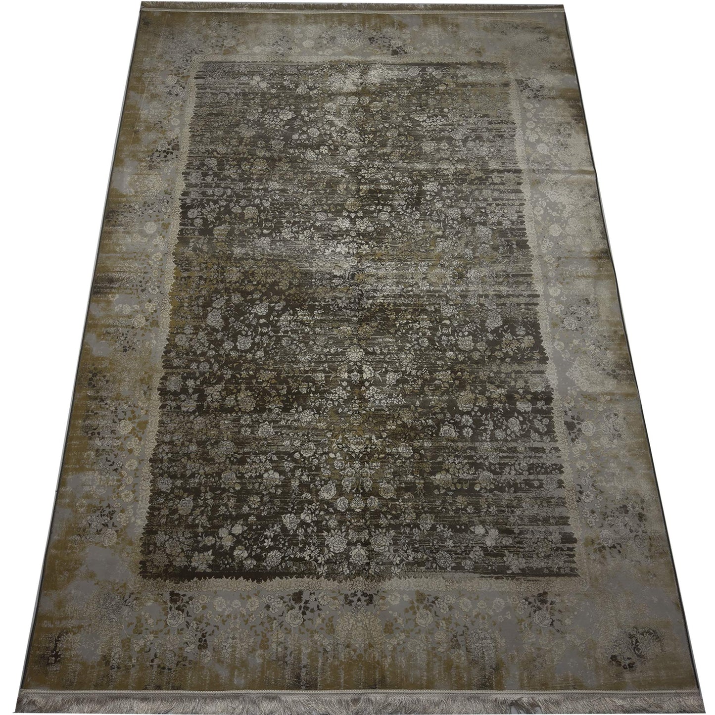 Transitional Floral Rug - 7 x 10 ft