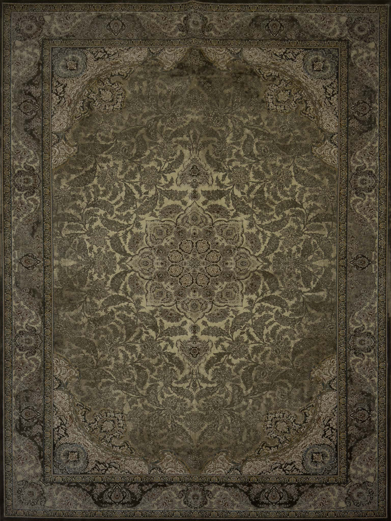 Transitional Floral Rug - 7 x 10 ft