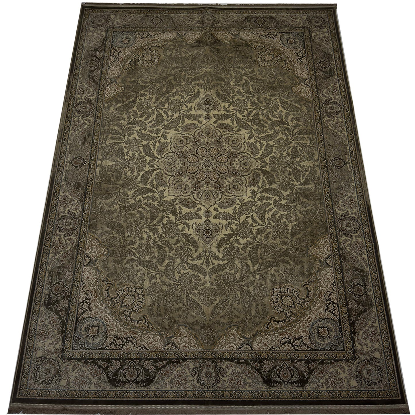 Transitional Floral Rug - 7 x 10 ft