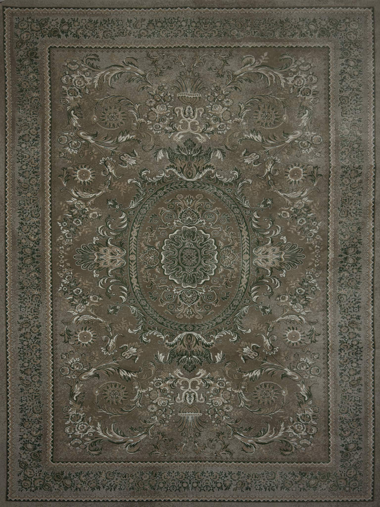 Transitional Floral Rug - 7 x 10 ft