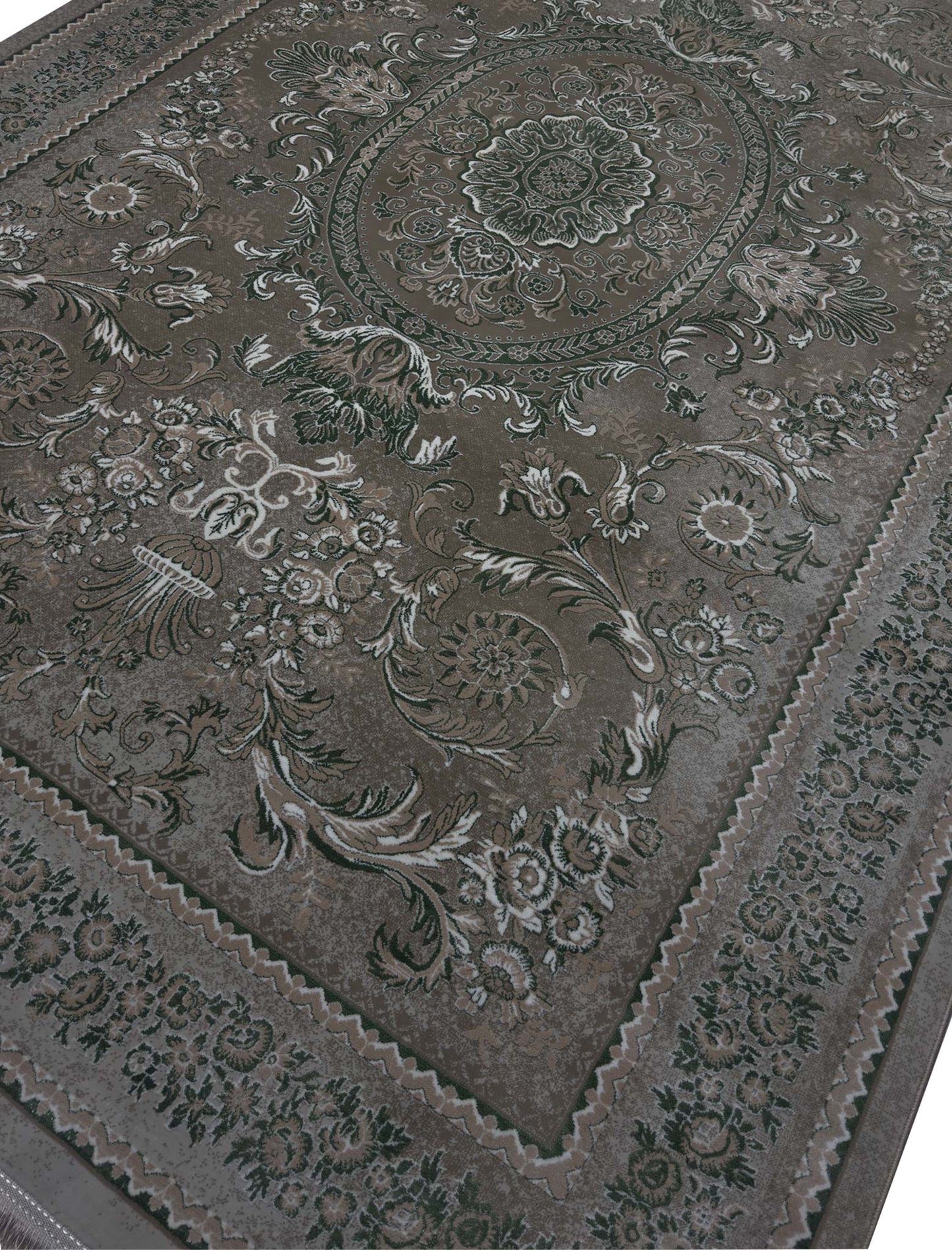 Transitional Floral Rug - 7 x 10 ft