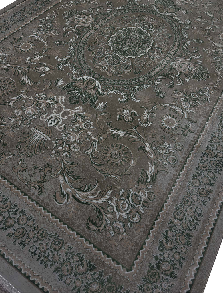 Transitional Floral Rug - 7 x 10 ft