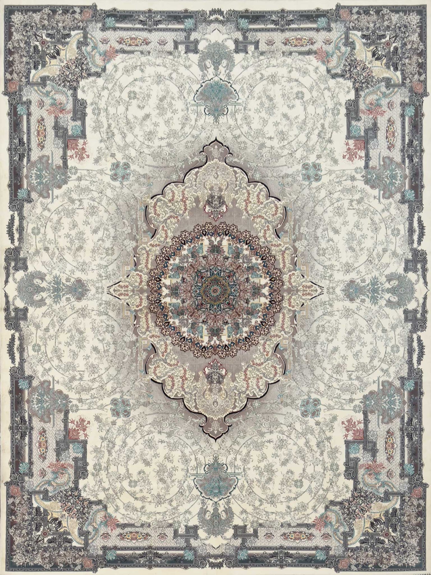 Modern Medallion Rug - 10 x 13 ft