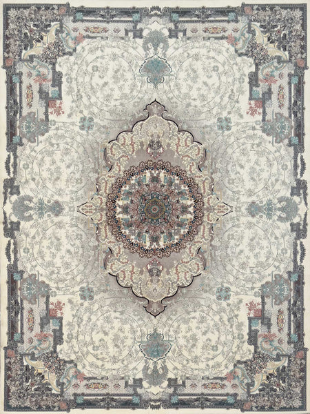 Modern Medallion Rug - 10 x 13 ft