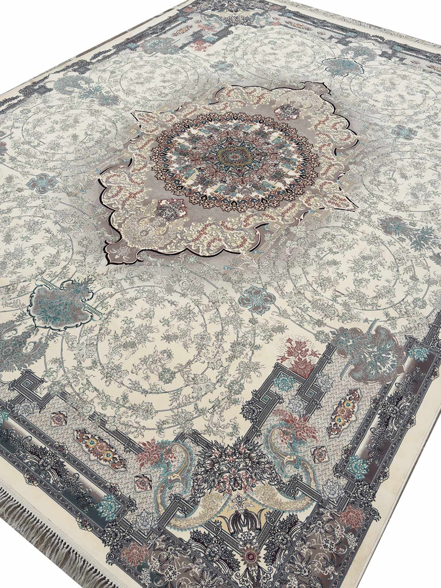 Modern Medallion Rug - 10 x 13 ft