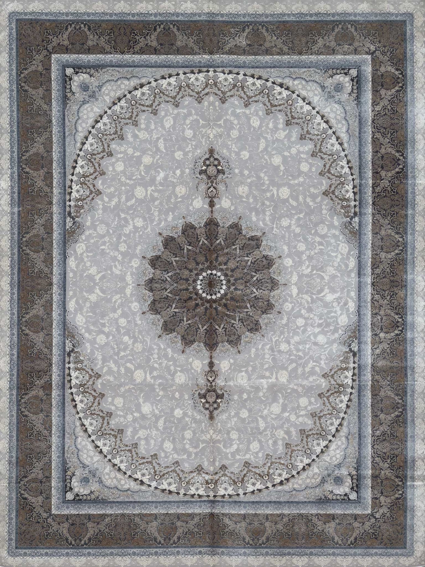 Modern Medallion Rug - 10 x 13 ft