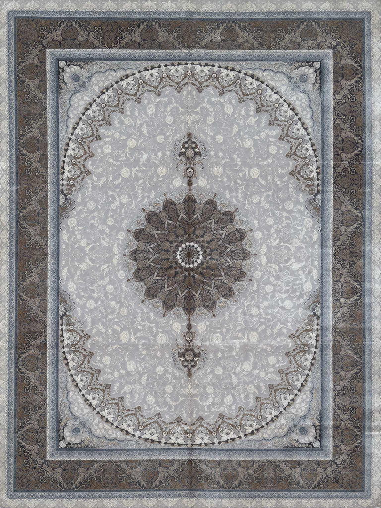 Modern Medallion Rug - 10 x 13 ft