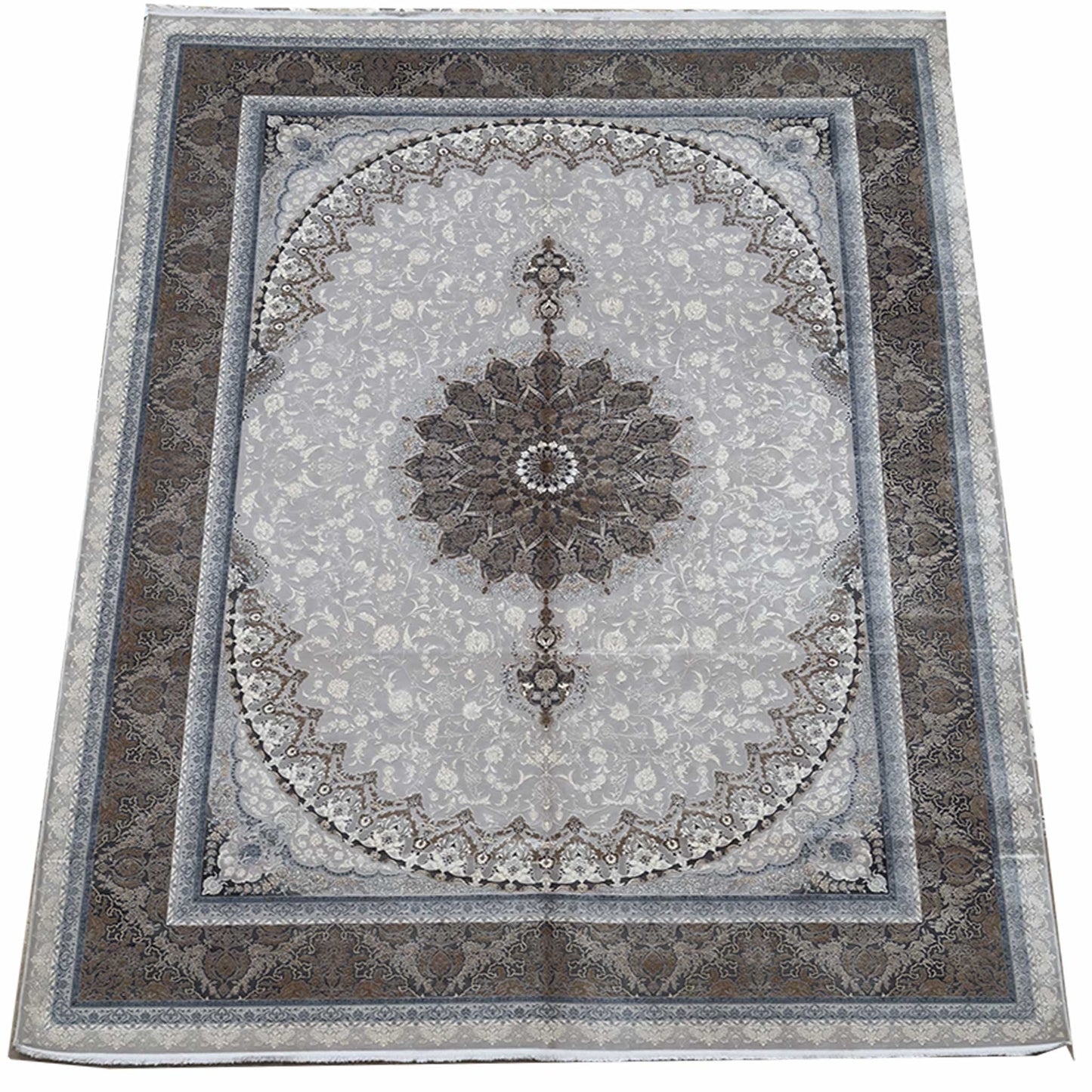 Modern Medallion Rug - 10 x 13 ft