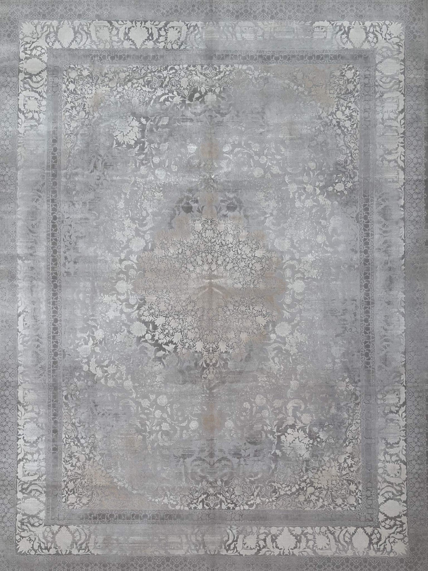 Vintage Medallion Rug - 10 x 13 ft