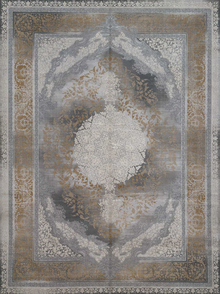 Modern Medallion Rug - 10 x 13 ft
