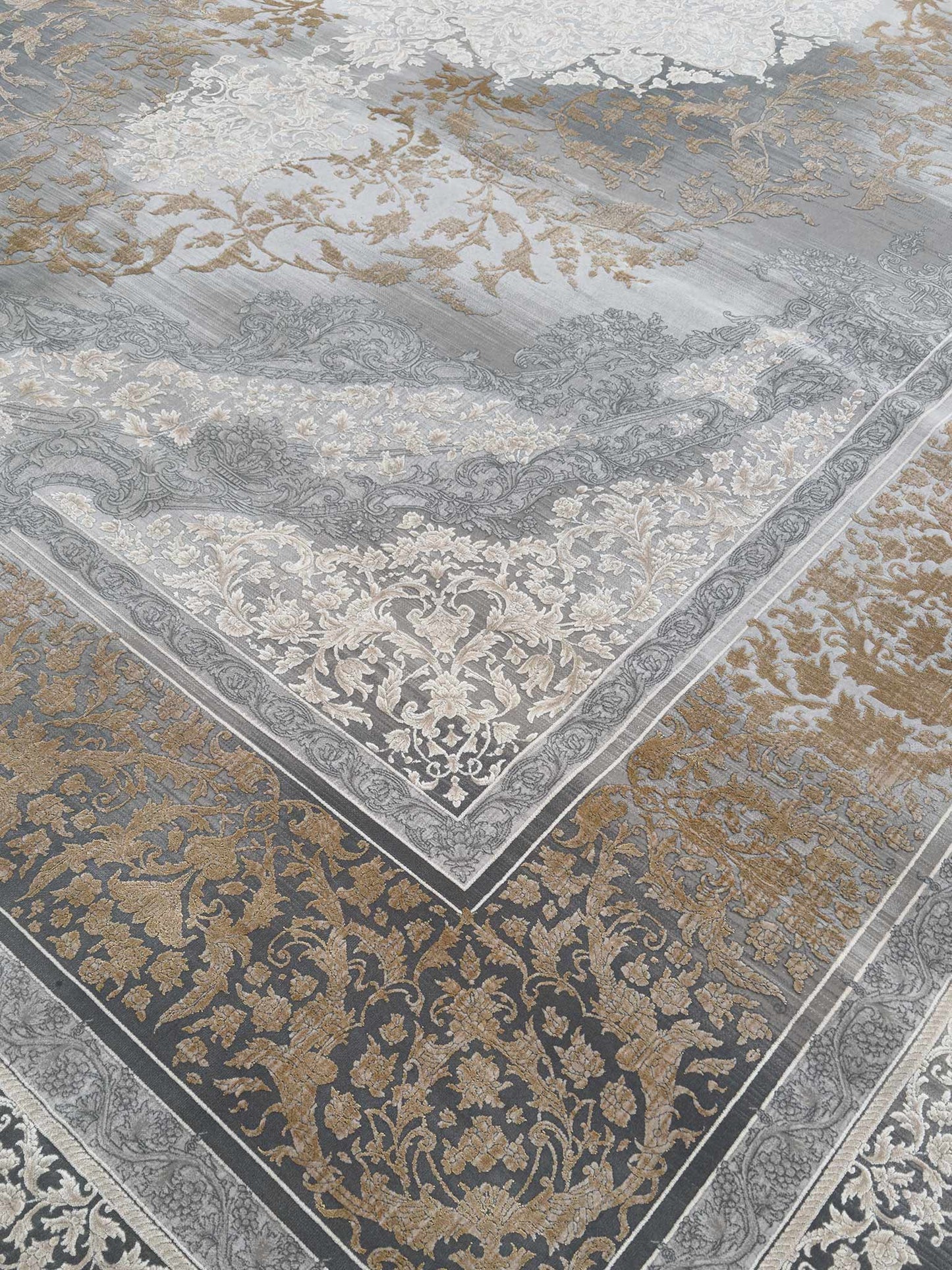 Modern Medallion Rug - 10 x 13 ft