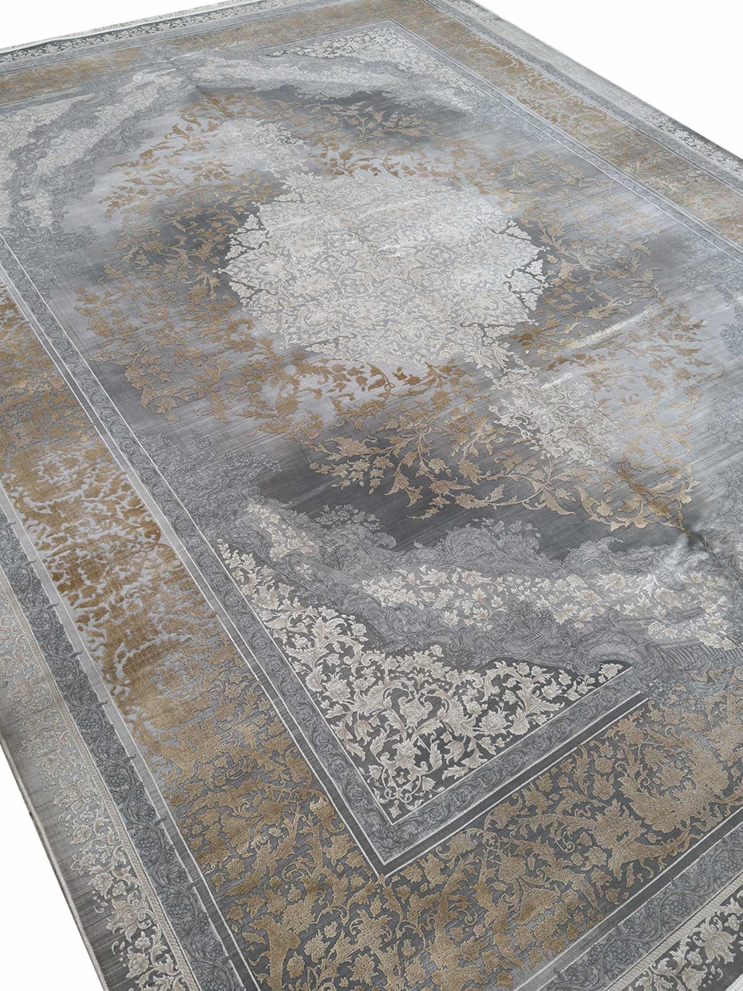 Modern Medallion Rug - 10 x 13 ft