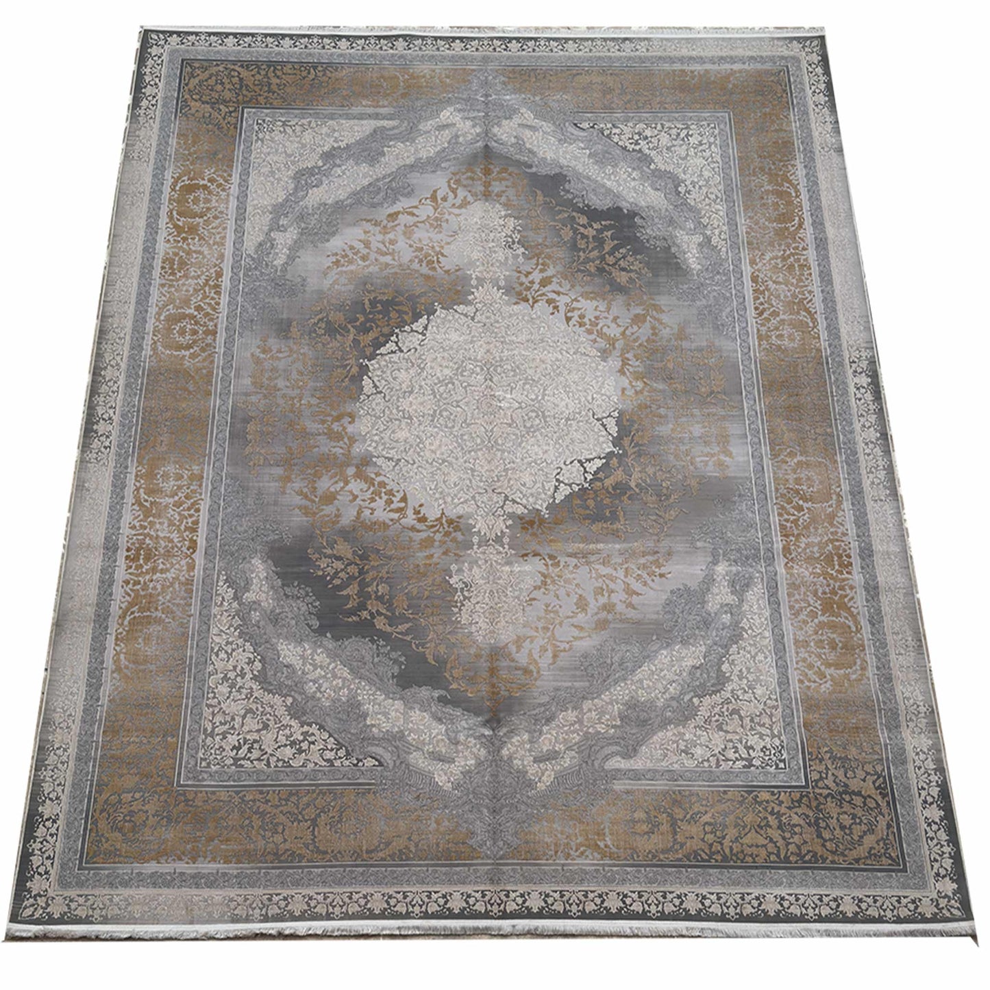 Modern Medallion Rug - 10 x 13 ft