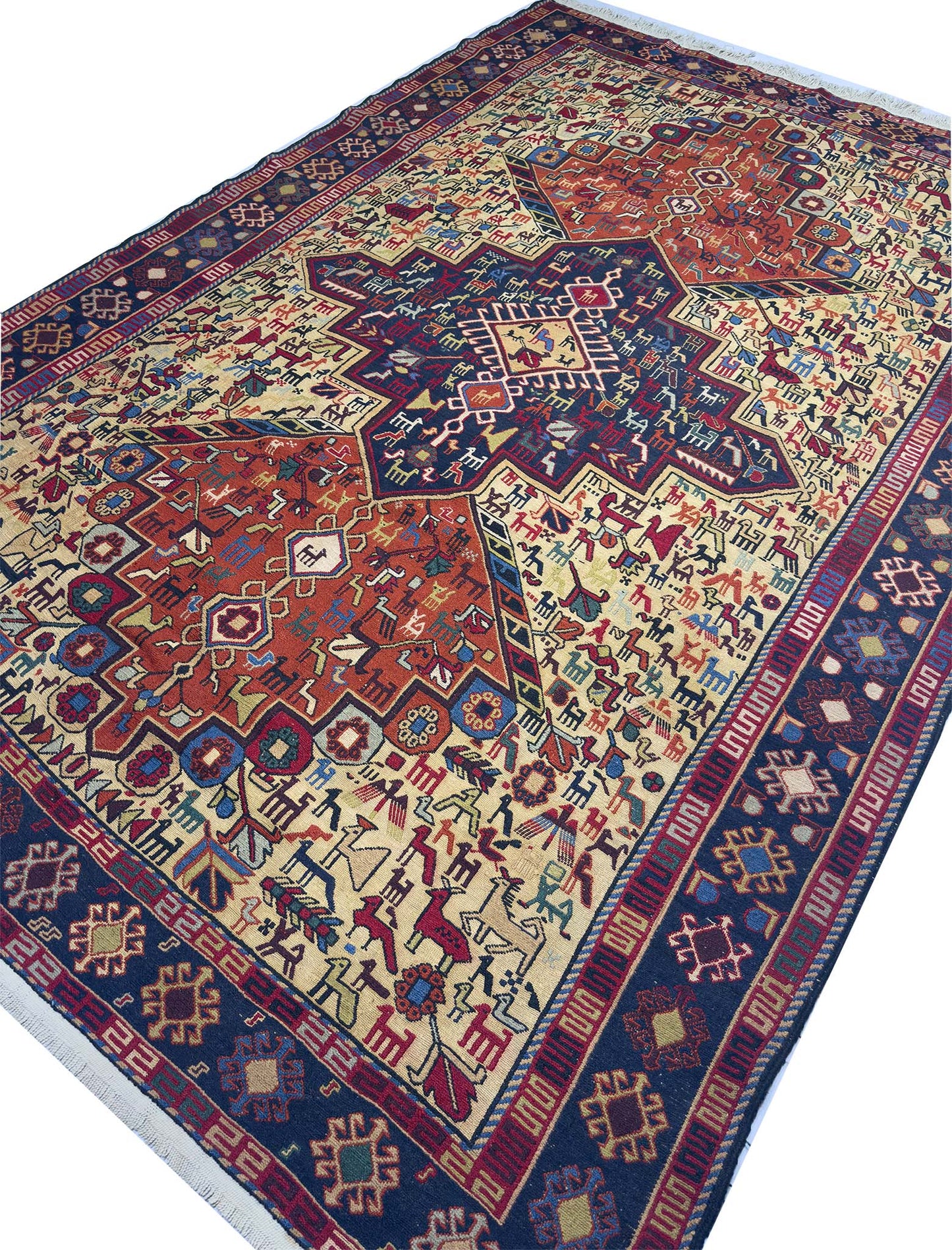 Mafresh Soumak Kilm - 6.5 x 9.5 ft