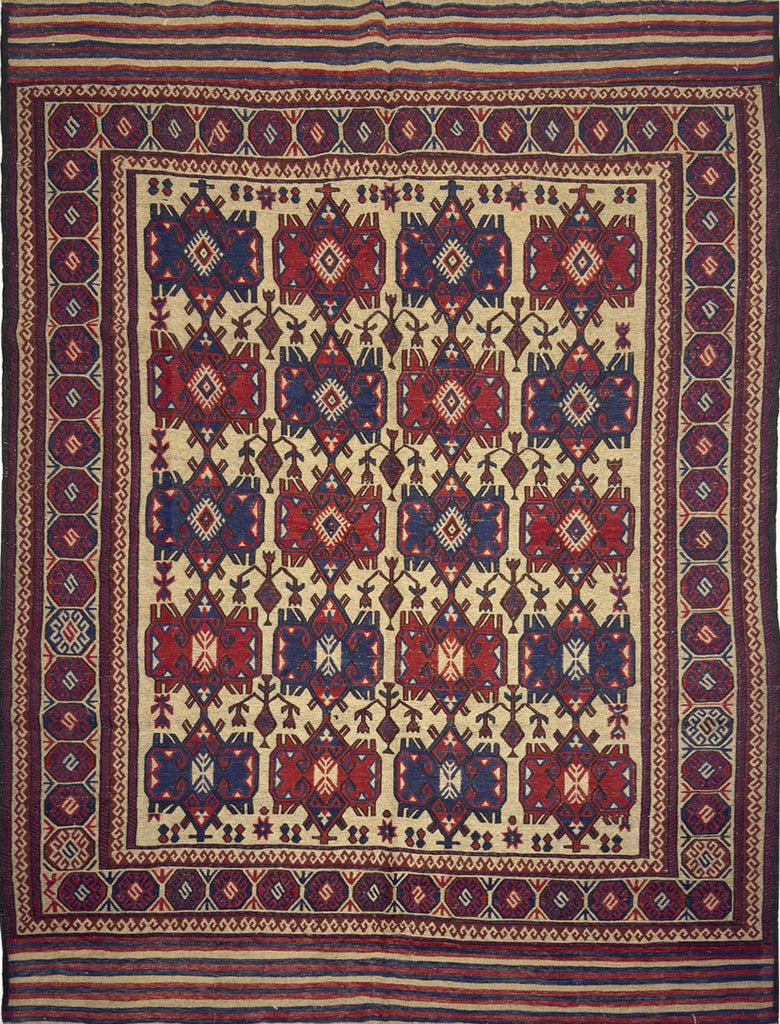 Afghan Tribal Kilim - 6 x 9 ft