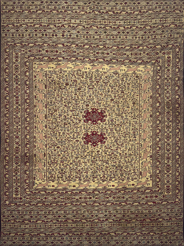 Afghan Soumak Kilim - 6 x 9 ft