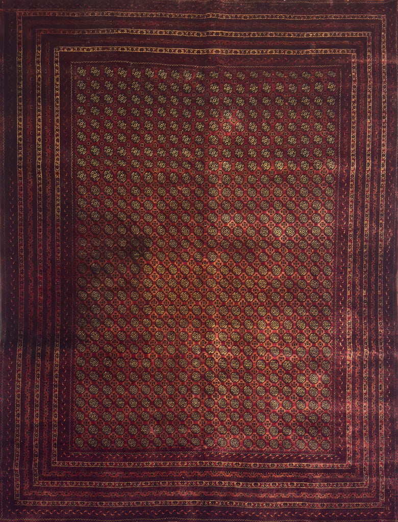 Afghan Original Tekke Gul - 7 x 10 ft