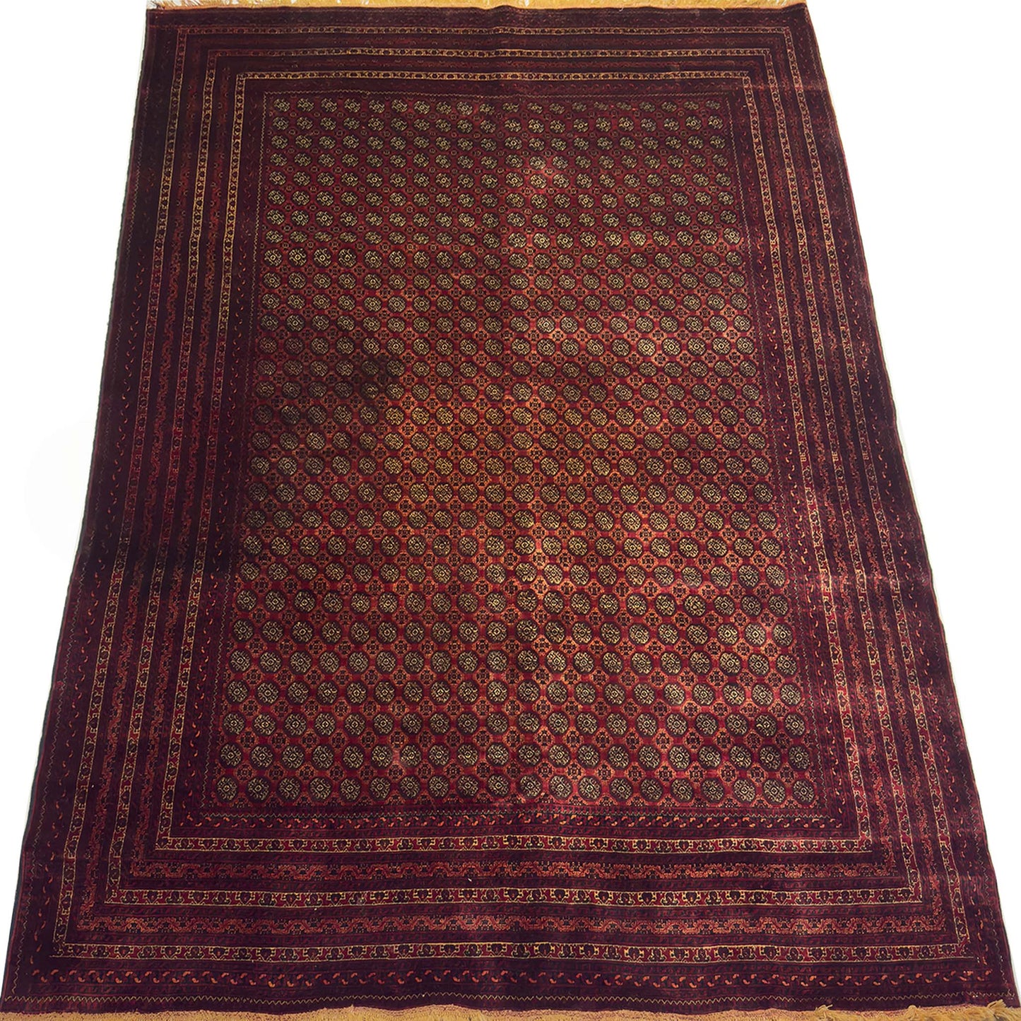 Afghan Original Tekke Gul - 7 x 10 ft