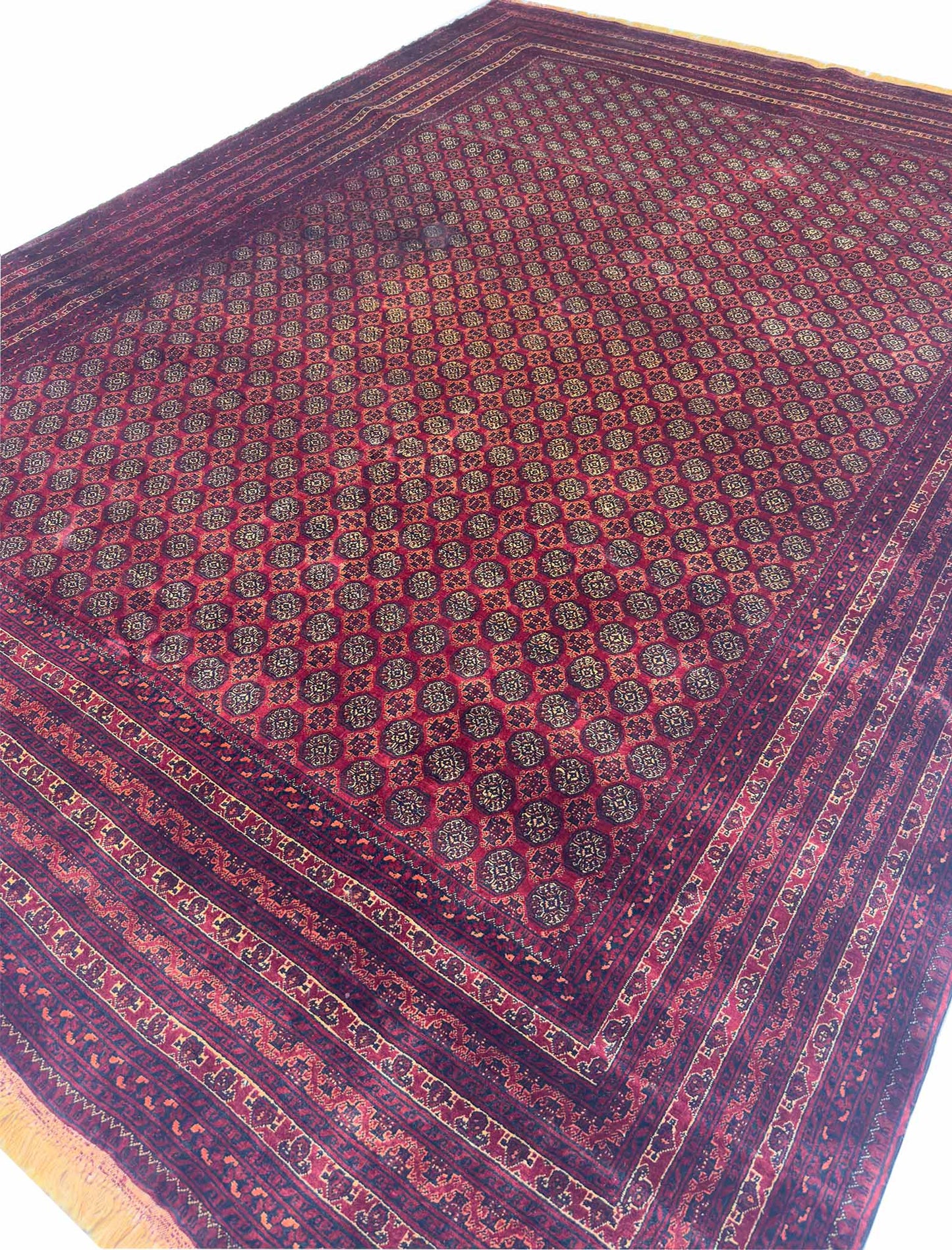 Afghan Original Tekke Gul - 7 x 10 ft