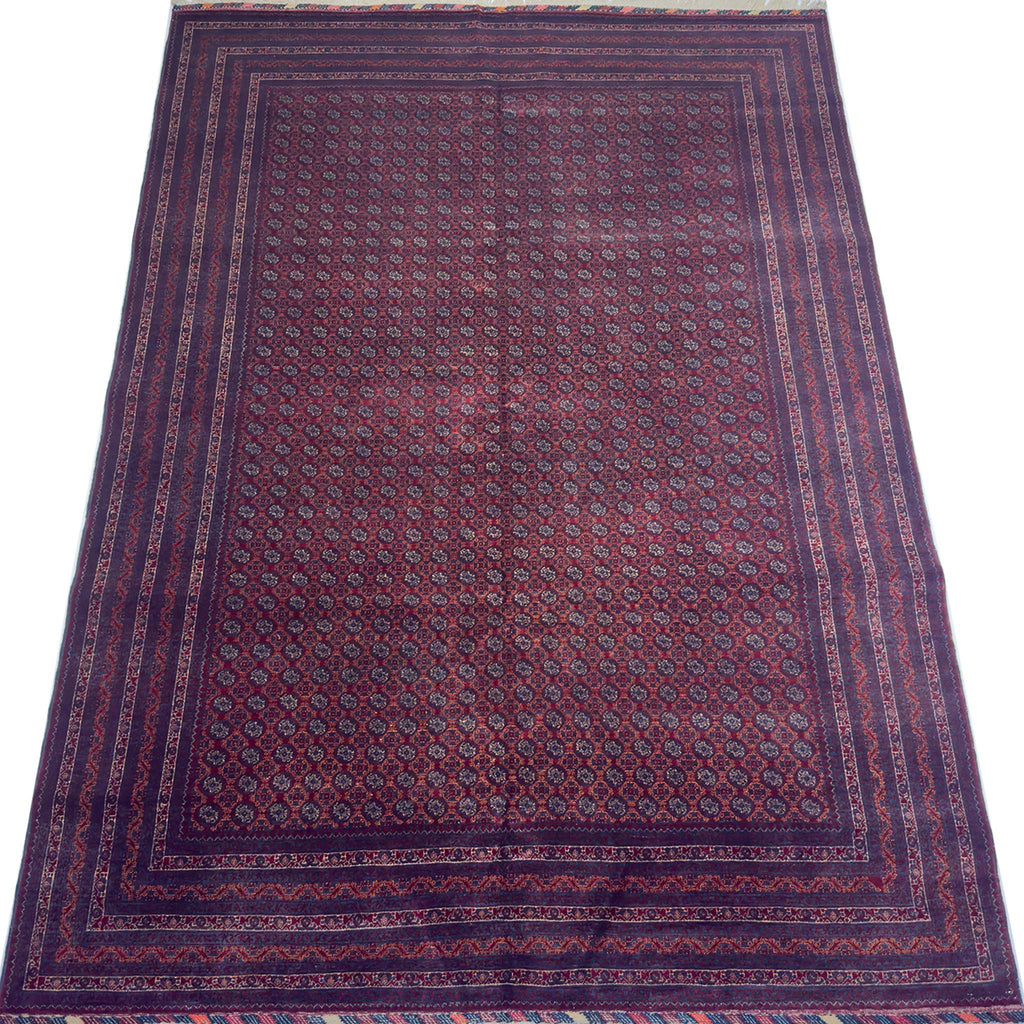 Afghan Original Tekke Gul - 7 x 10 ft