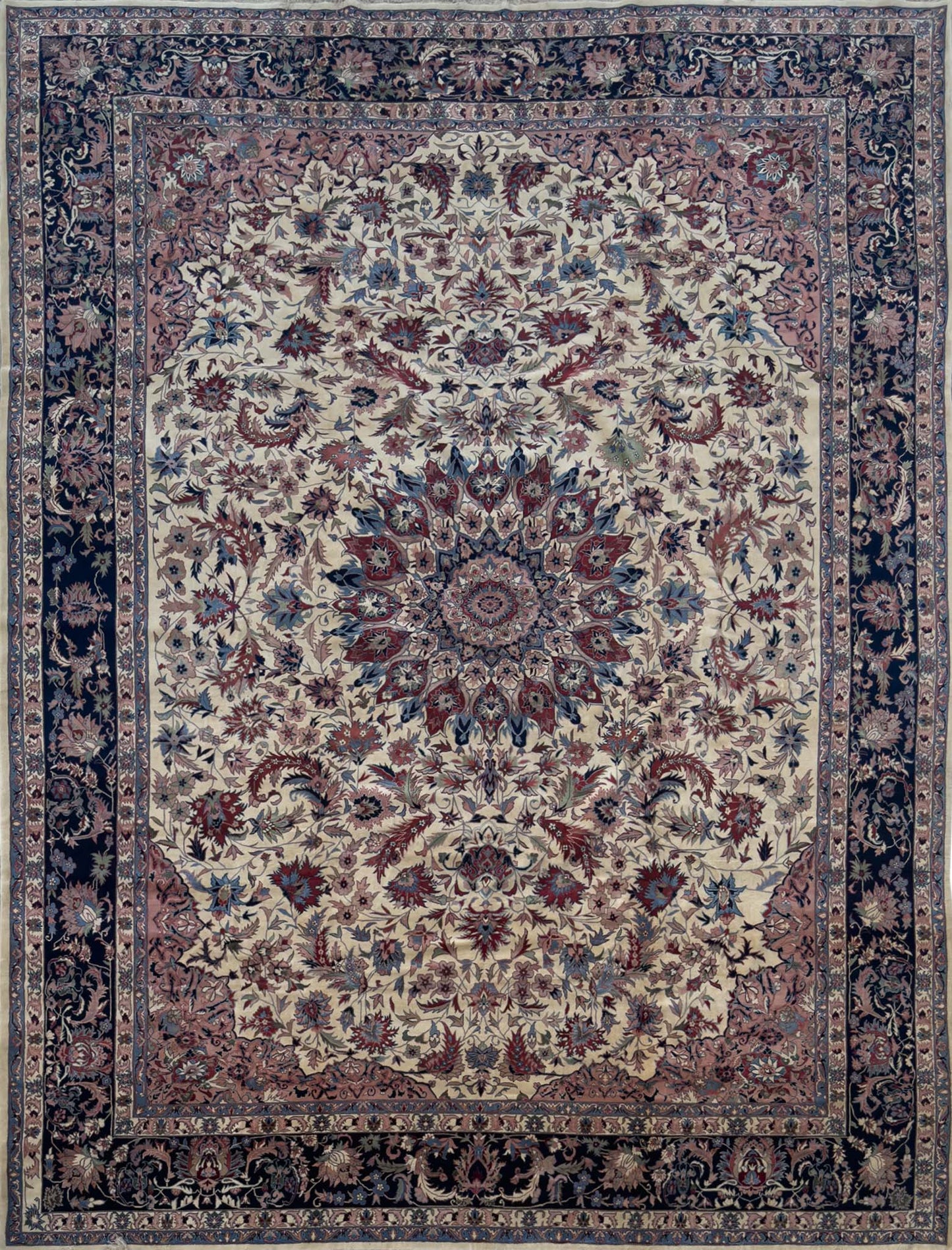 Super Isfahan Rug - 12 x 16 ft