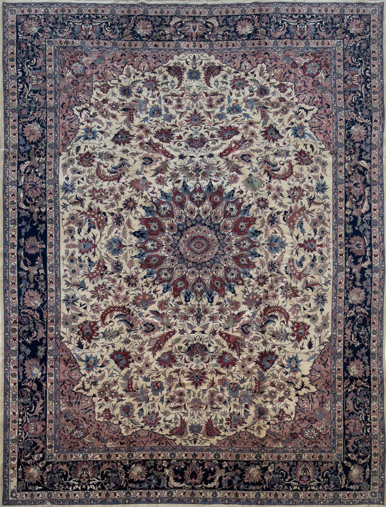 Super Isfahan Rug - 12 x 16 ft