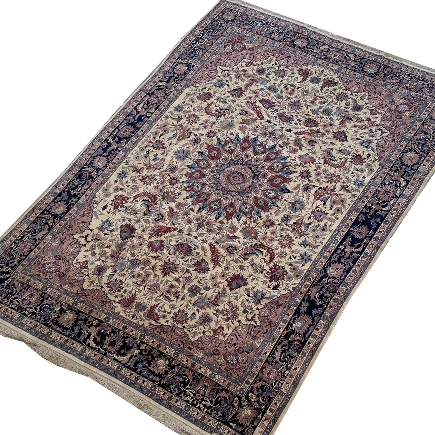 Super Isfahan Rug - 12 x 16 ft