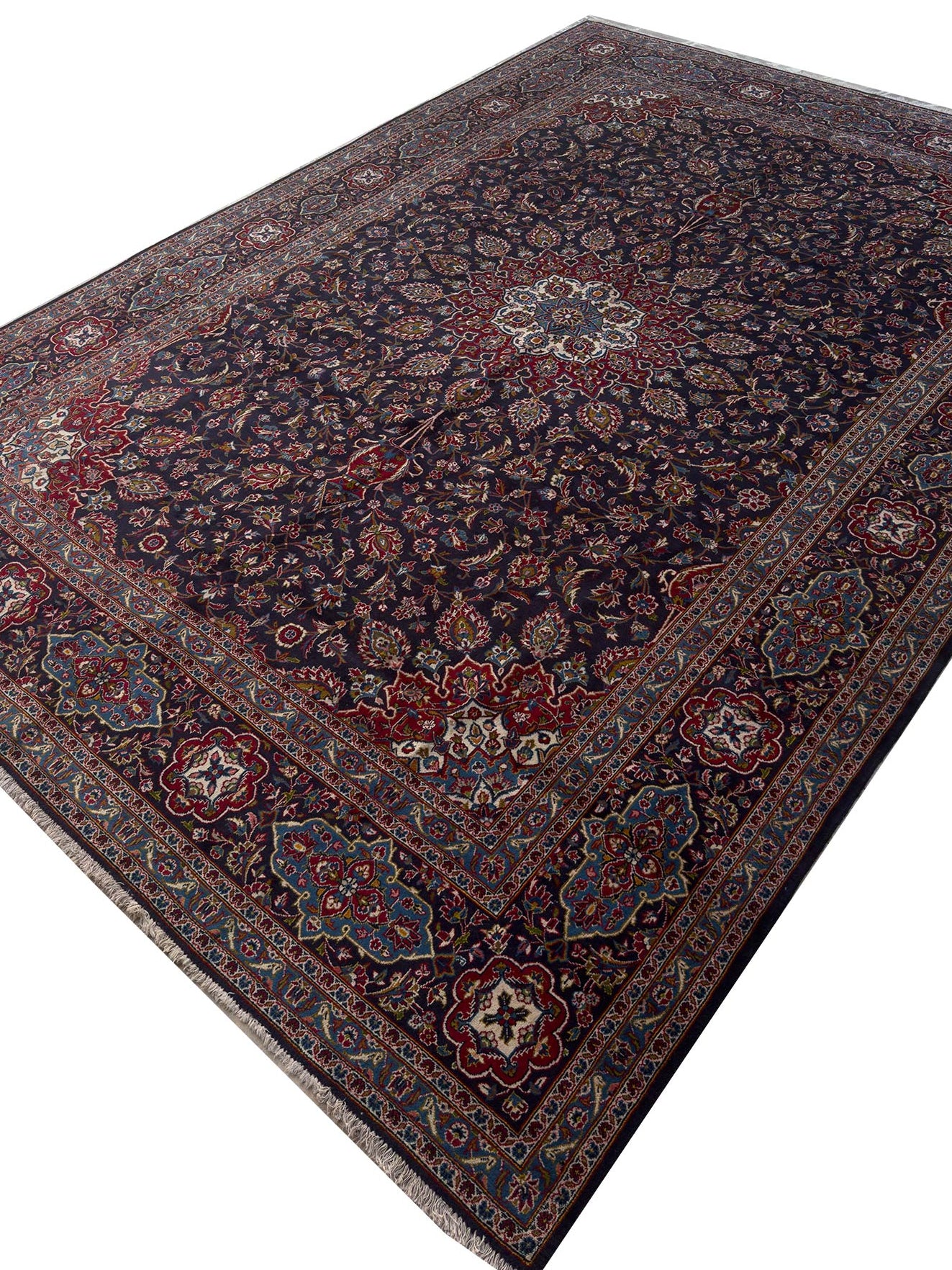 Kashan Rug - 10 x 13 ft