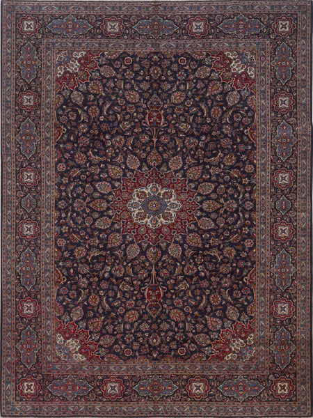 Kashan Rug - 10 x 13 ft
