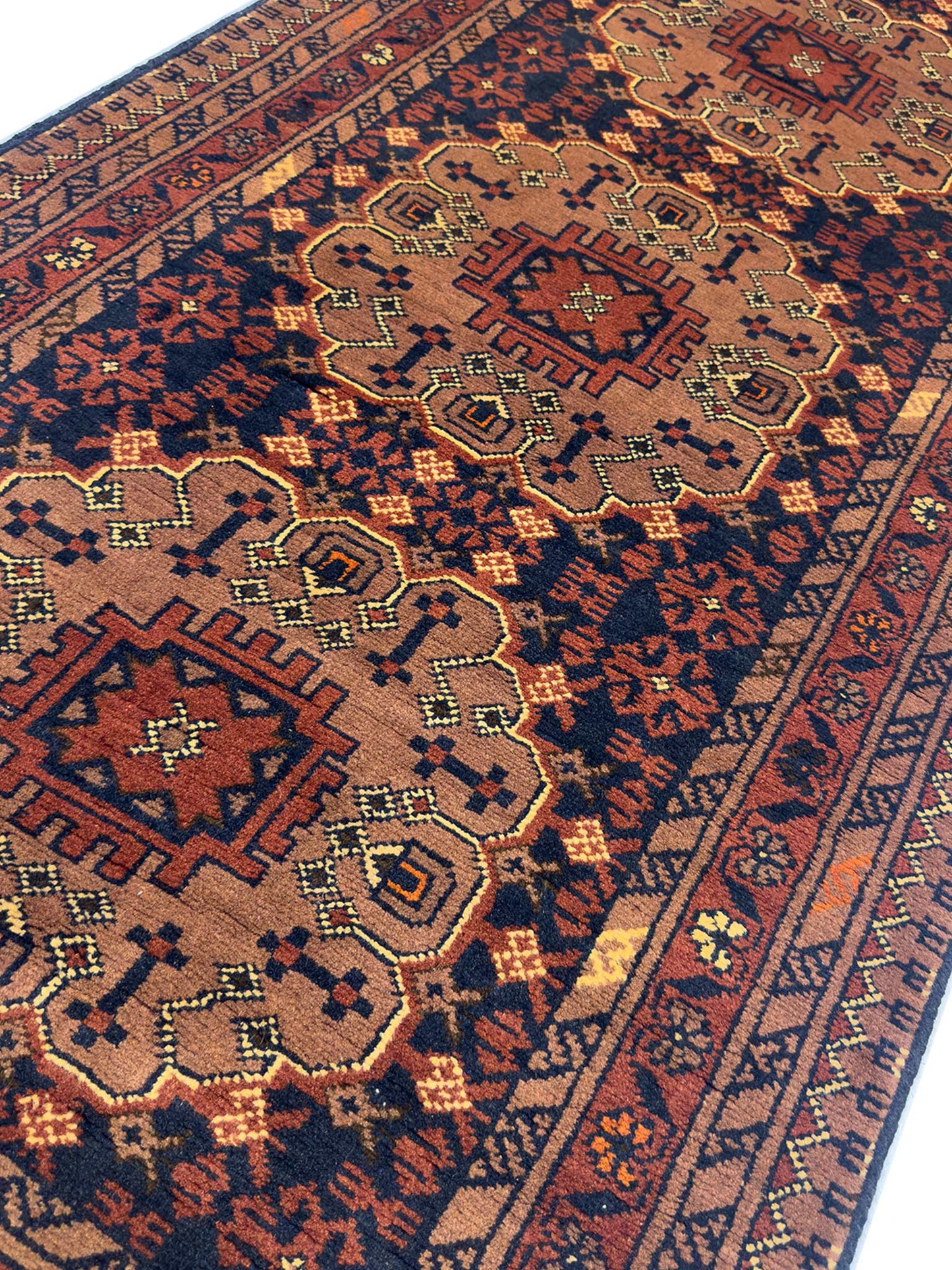 Pre-loved Afghan Runner - 2.5 x 6 ft