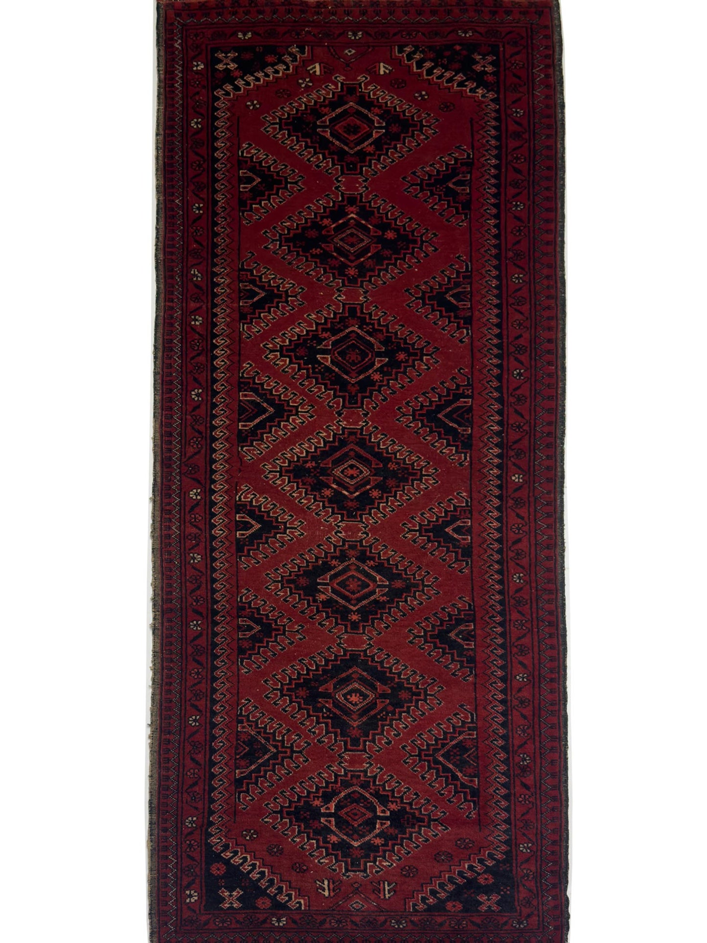 Afghan Tribal Runner - 2.5 x 10 ft