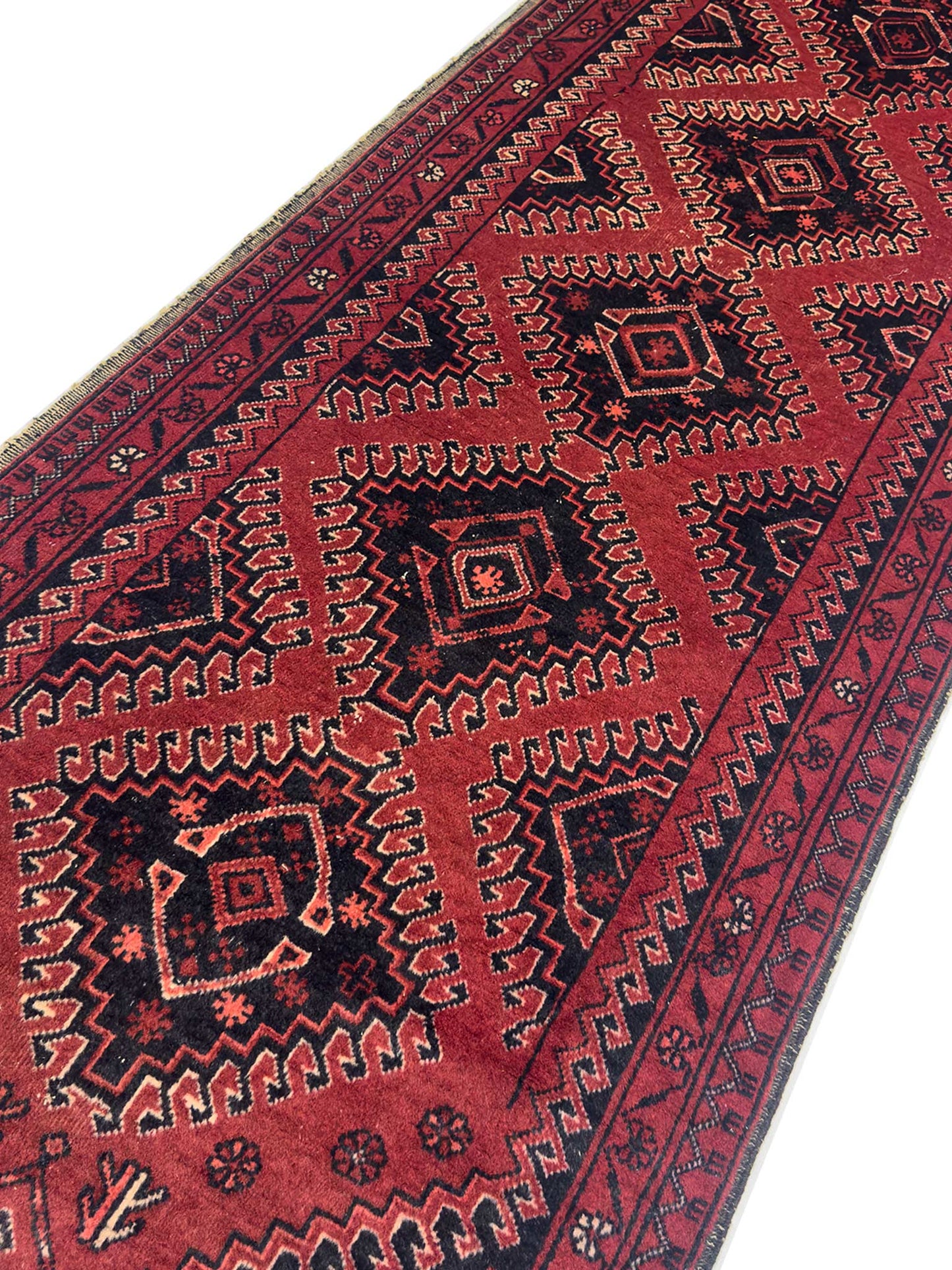 Afghan Tribal Runner - 2.5 x 10 ft