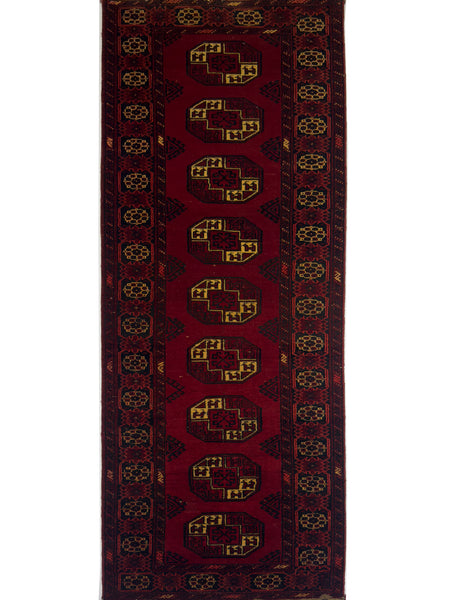 Afghan Tribal Runner - 2.5 x 10 ft