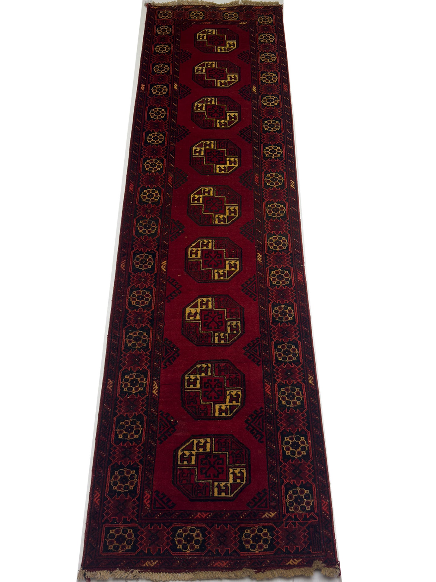 Afghan Tribal Runner - 2.5 x 10 ft
